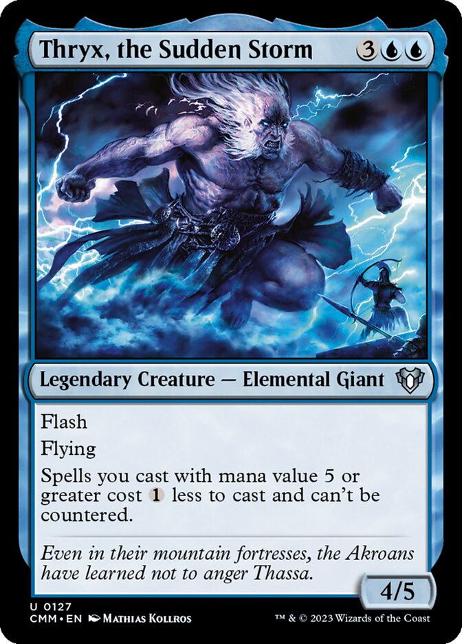 Thryx, the Sudden Storm (127) - Commander Masters (CMM)
