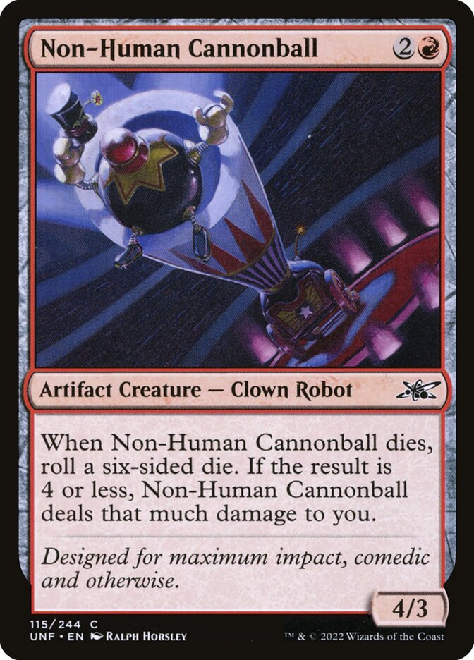 Non-Human Cannonball (115) - Unfinity (UNF)