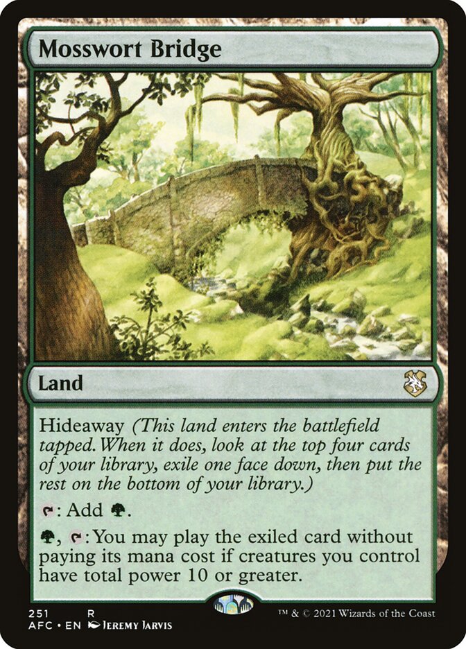 Mosswort Bridge (251) - Forgotten Realms Commander (AFC)