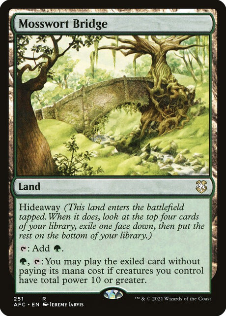 Mosswort Bridge (251) - Forgotten Realms Commander (AFC)