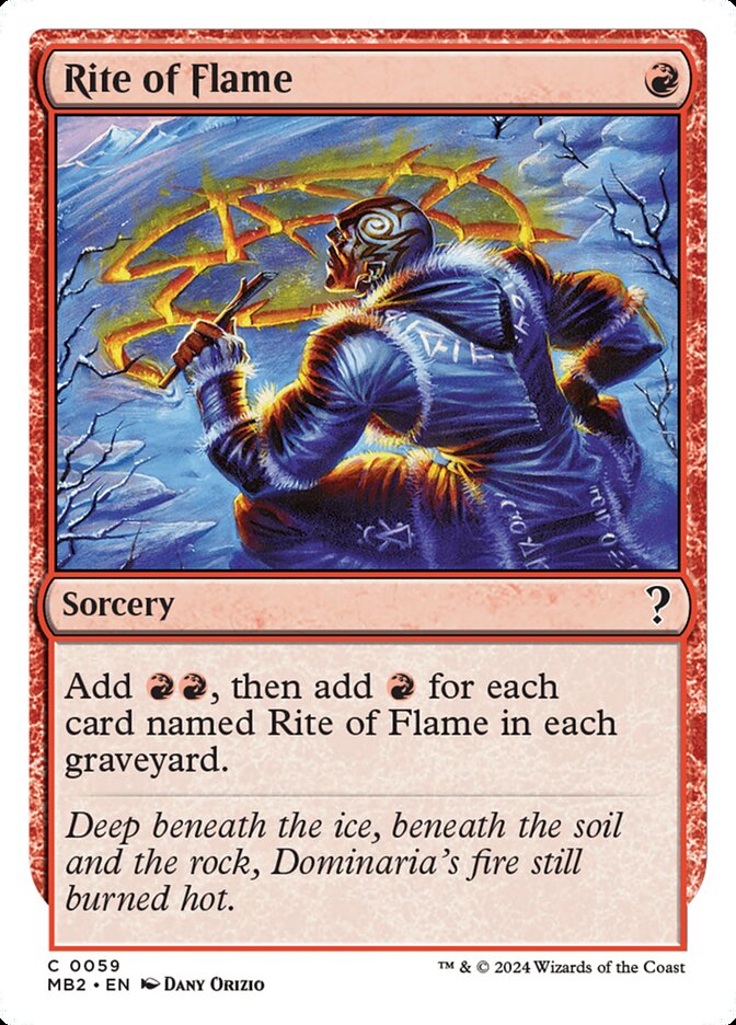 Rite of Flame (59) - Mystery Booster 2 (MB2)