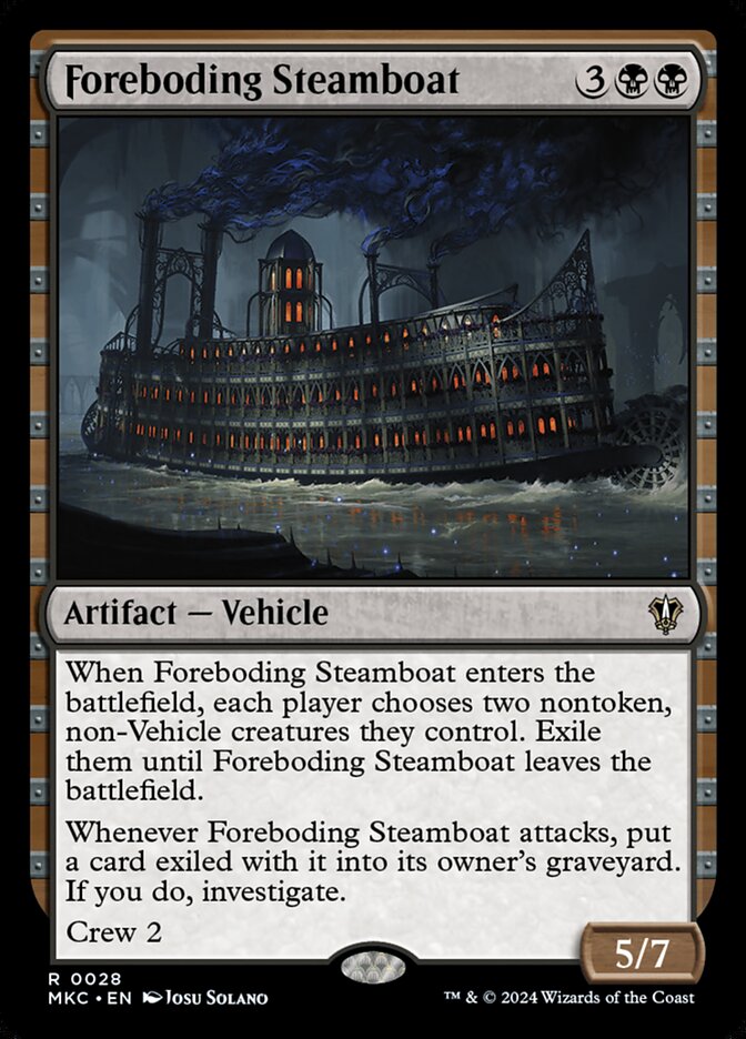 Foreboding Steamboat (28) - Murders at Karlov Manor Commander (MKC)