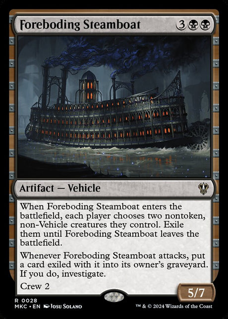 Foreboding Steamboat (28) - Murders at Karlov Manor Commander (MKC)