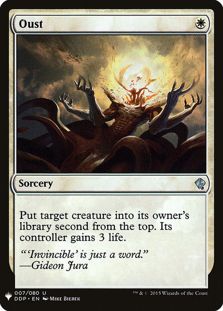 Oust (DDP-7) - The List (PLST)