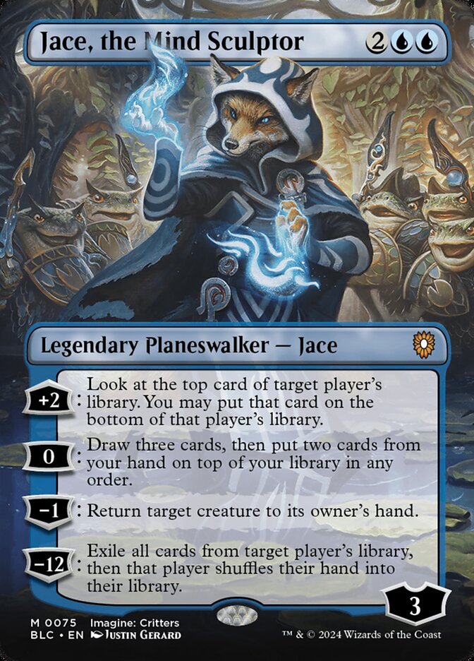 Jace, the Mind Sculptor - [Foil, Borderless] Bloomburrow Commander (BLC)