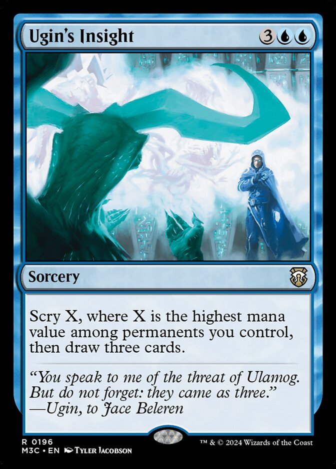 Ugin's Insight (196) - Modern Horizons 3 Commander (M3C)