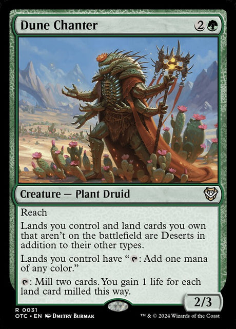 Dune Chanter (31) - Outlaws of Thunder Junction Commander (OTC)