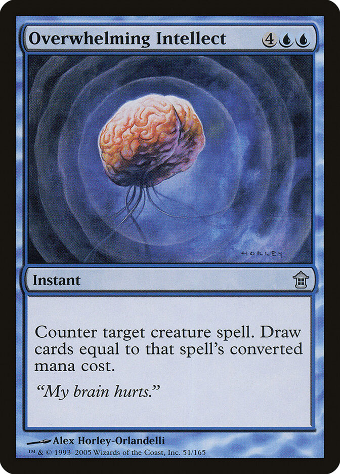 Overwhelming Intellect (51) - Saviors of Kamigawa (SOK)