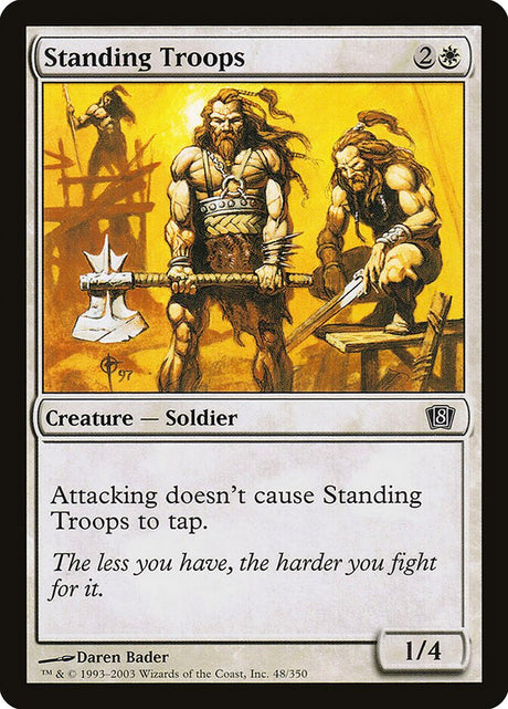 Standing Troops (48) - Eighth Edition (8ED)