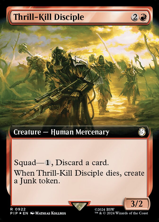 Thrill-Kill Disciple - [Surge Foil, Extended Art] Fallout (PIP)