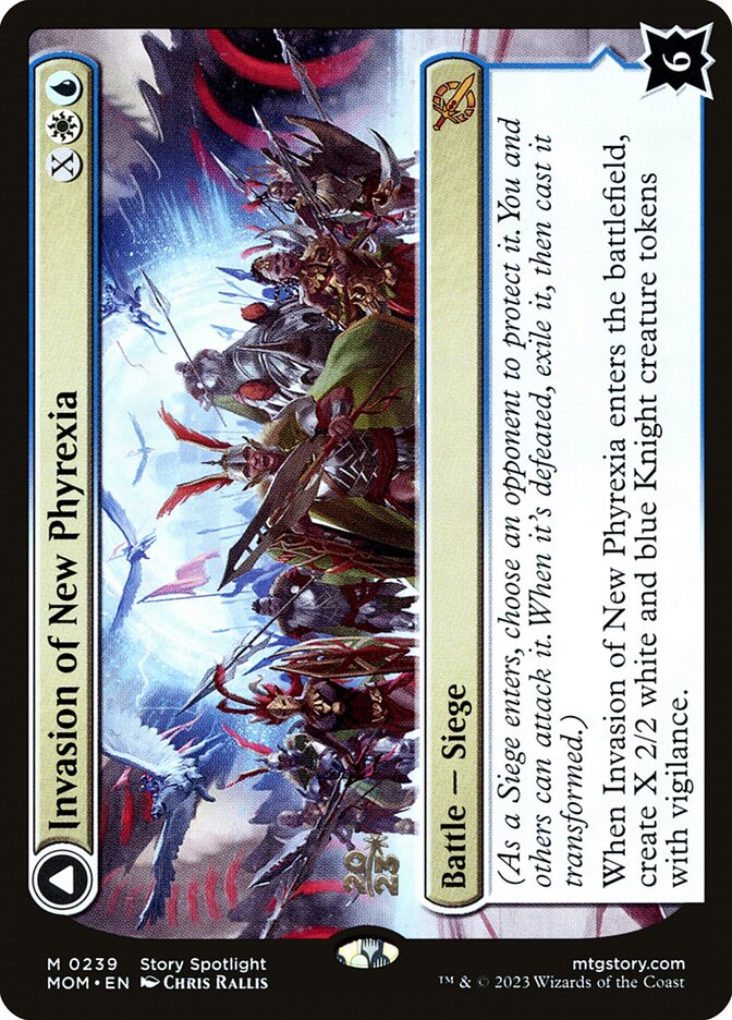 Invasion of New Phyrexia // Teferi Akosa of Zhalfir (239s) - March of the Machine Promos (PMOM)