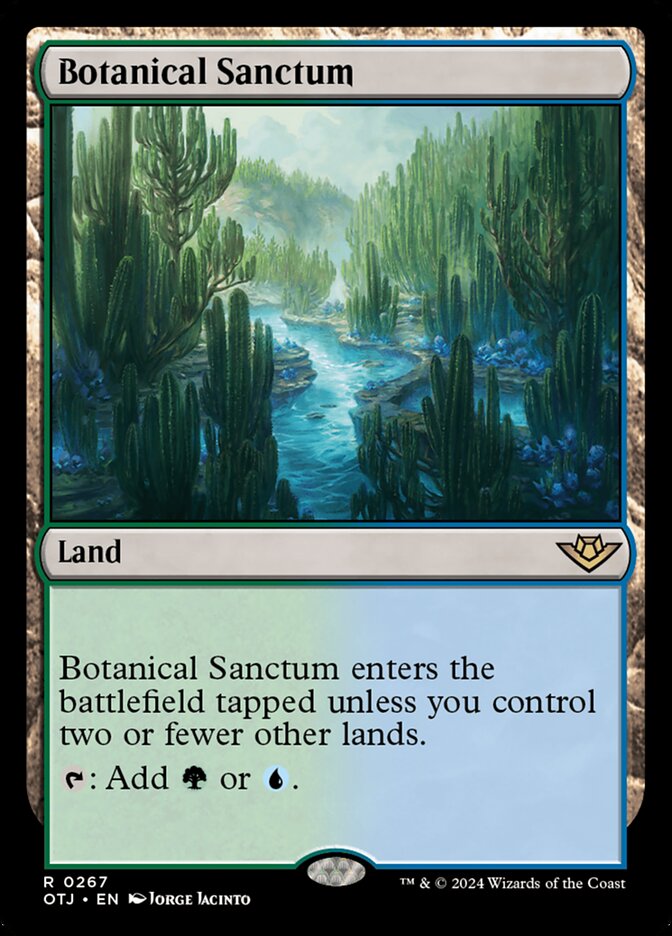 Botanical Sanctum - [Foil] Outlaws of Thunder Junction (OTJ)