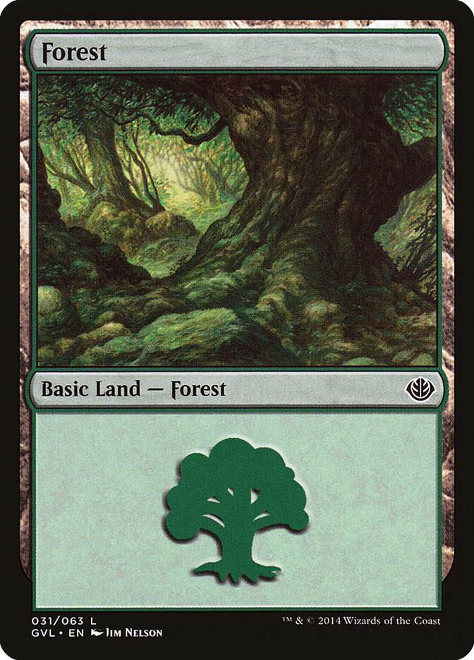 Forest (31) - Duel Decks Anthology: Garruk vs. Liliana (GVL)
