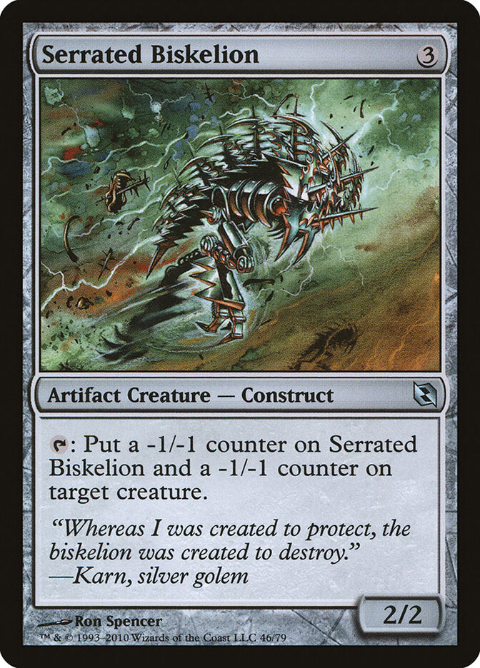 Serrated Biskelion (46) - Duel Decks: Elspeth vs. Tezzeret (DDF)