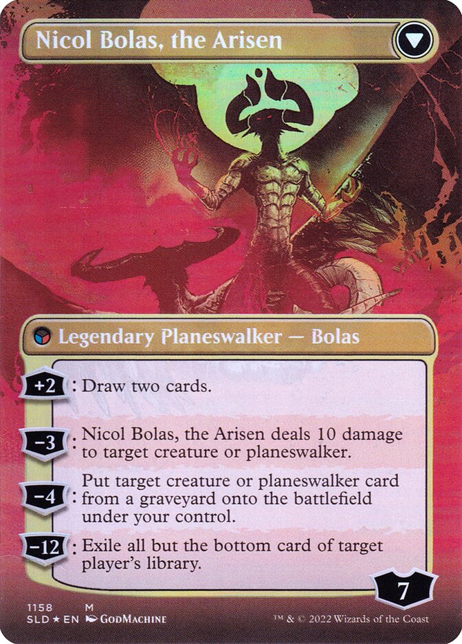 Nicol Bolas, the Ravager // Nicol Bolas, the Arisen (1158) - Secret Lair Drop (SLD)