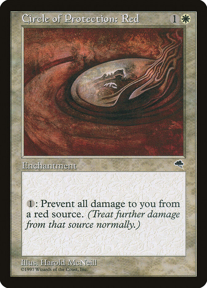 Circle of Protection: Red (11) - Tempest (TMP)