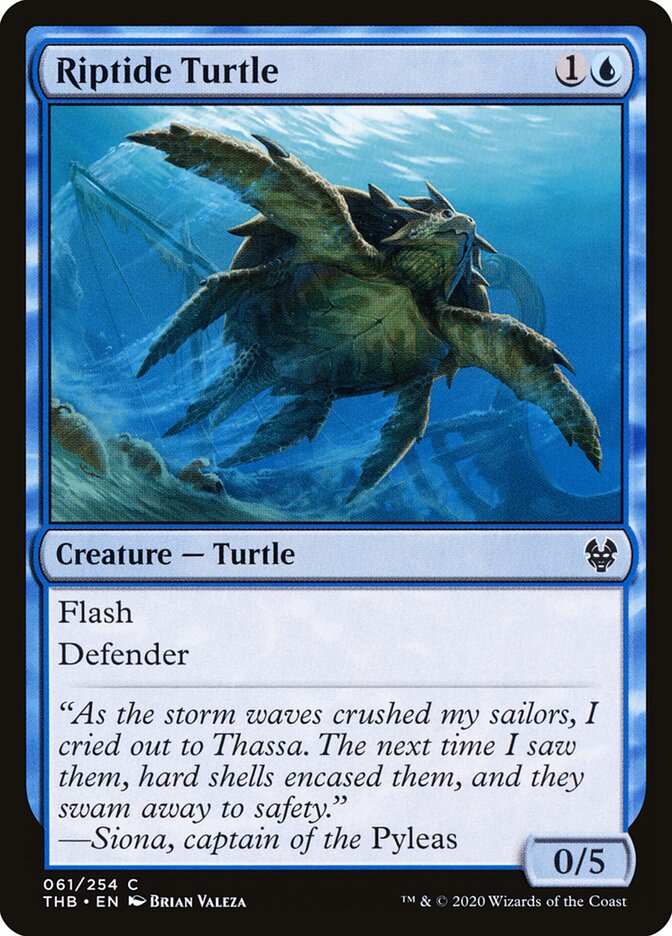 Riptide Turtle (61) - Theros Beyond Death (THB)
