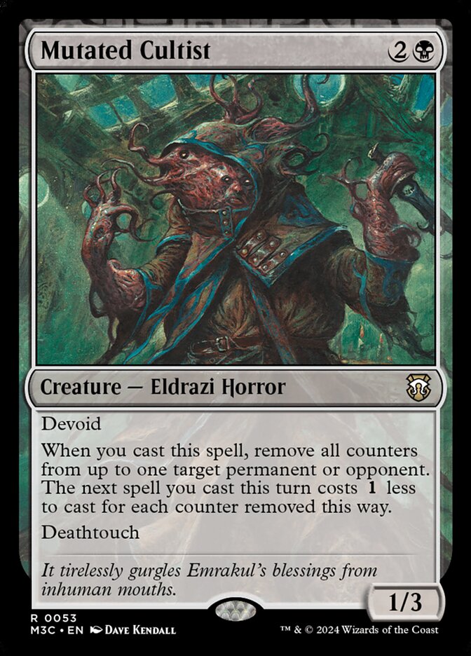 Mutated Cultist (53) - Modern Horizons 3 Commander (M3C)