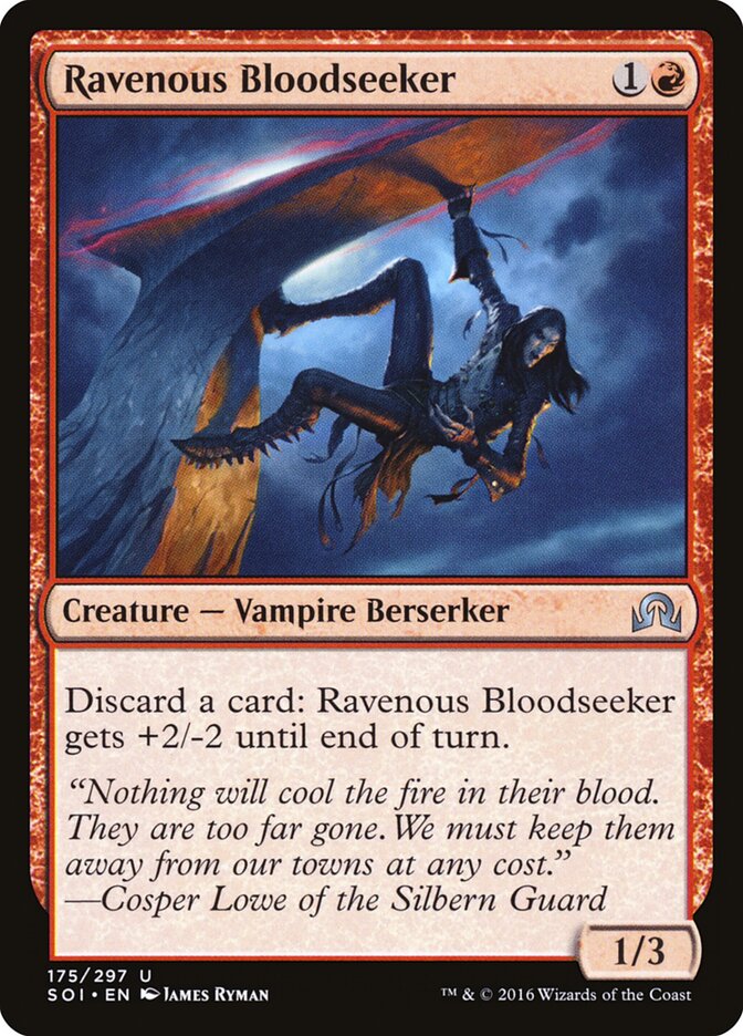 Ravenous Bloodseeker (175) - Shadows over Innistrad (SOI)