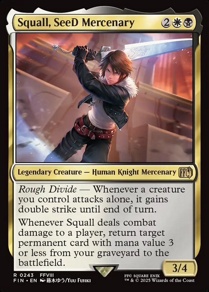 Squall, SeeD Mercenary (243) - [Foil] Final Fantasy (FIN)