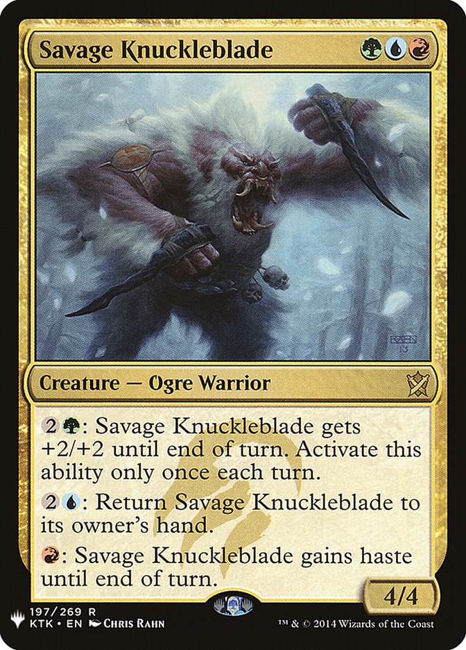 Savage Knuckleblade - The List (PLST)