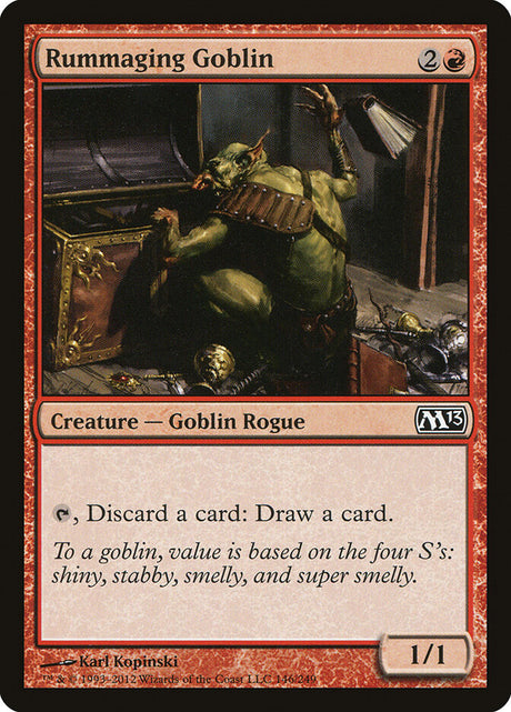 Rummaging Goblin (146) - Magic 2013 (M13)