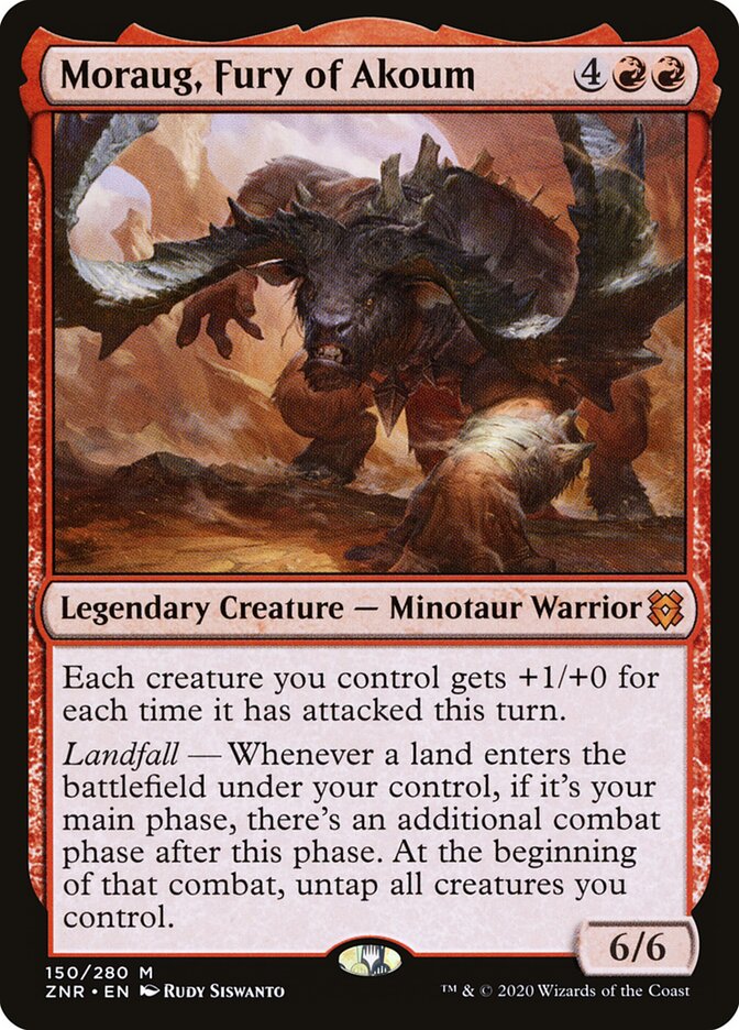 Moraug, Fury of Akoum (150) - Zendikar Rising (ZNR)