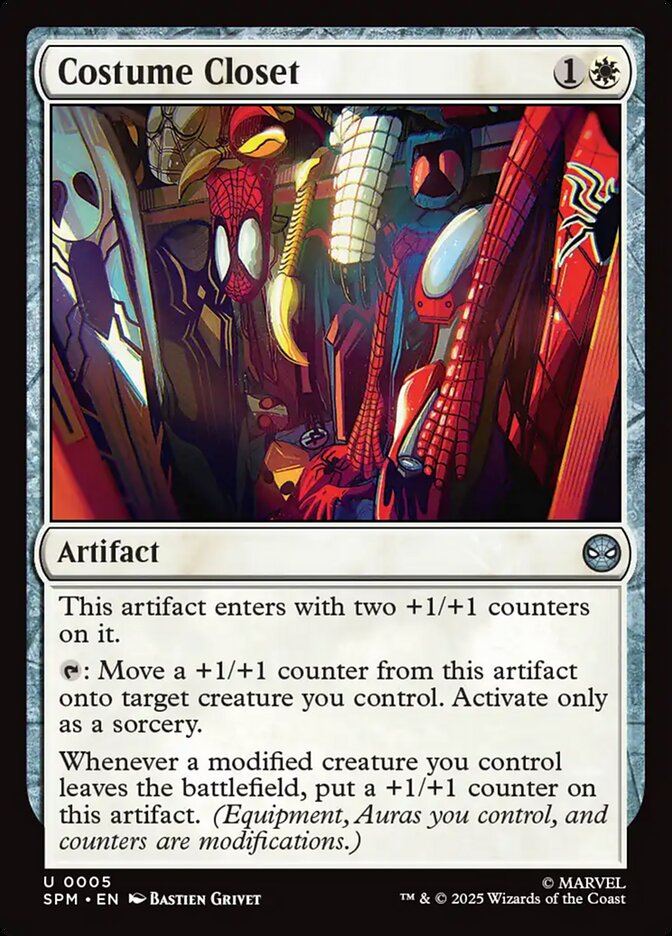 Costume Closet (5) - [Foil] Marvel's Spider-Man (SPM)