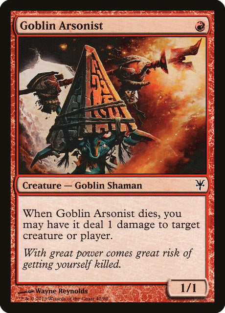 Goblin Arsonist (42) - Duel Decks: Sorin vs. Tibalt (DDK)