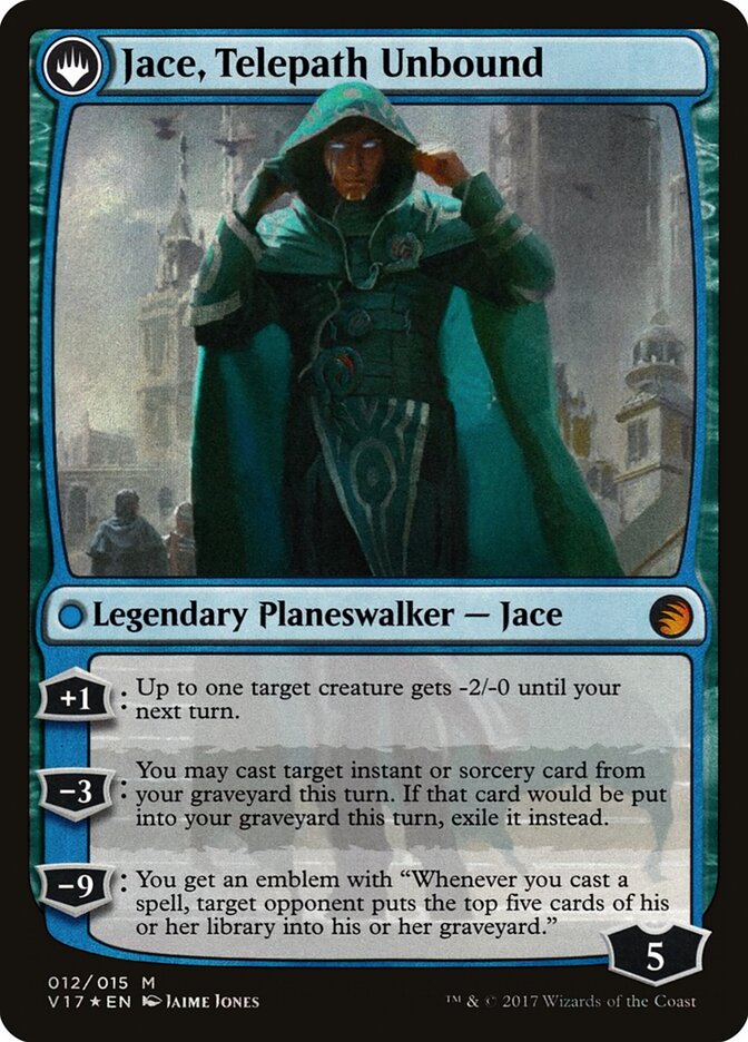 Jace, Vryn's Prodigy // Jace, Telepath Unbound (12) - From the Vault: Transform (V17)
