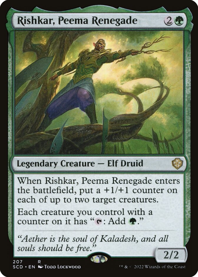 Rishkar, Peema Renegade (207) - Starter Commander Decks (SCD)
