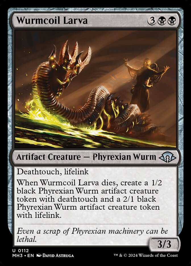 Wurmcoil Larva (112) - Modern Horizons 3 (MH3)