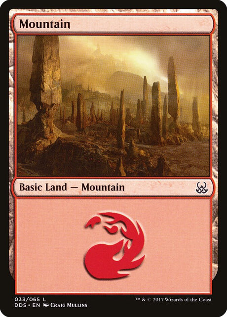 Mountain (33) - Duel Decks: Mind vs. Might (DDS)