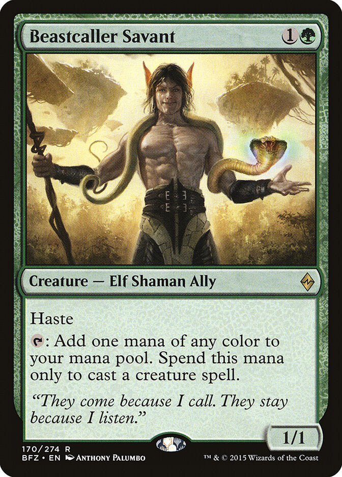 Beastcaller Savant (170) - Battle for Zendikar (BFZ)