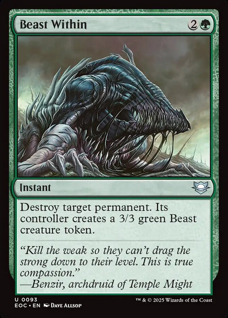 Beast Within (93) - Edge of Eternities Commander (EOC)