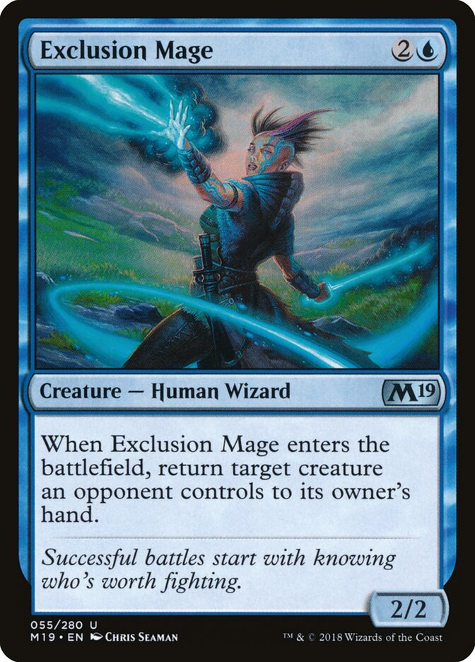 Exclusion Mage (55) - Core Set 2019 (M19)