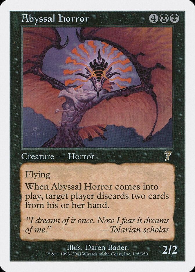 Abyssal Horror (115) - Seventh Edition (7ED)