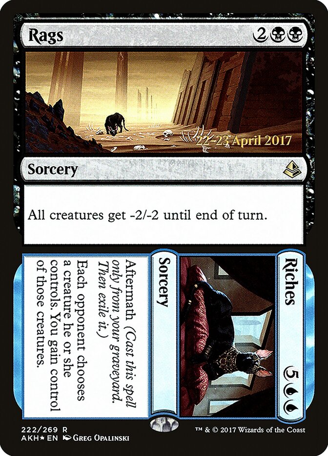 Rags // Riches (222s) - Amonkhet Promos (PAKH)
