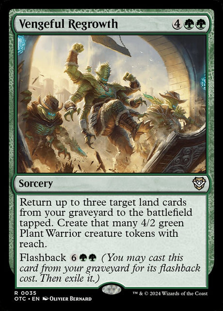 Vengeful Regrowth (35) - Outlaws of Thunder Junction Commander (OTC)
