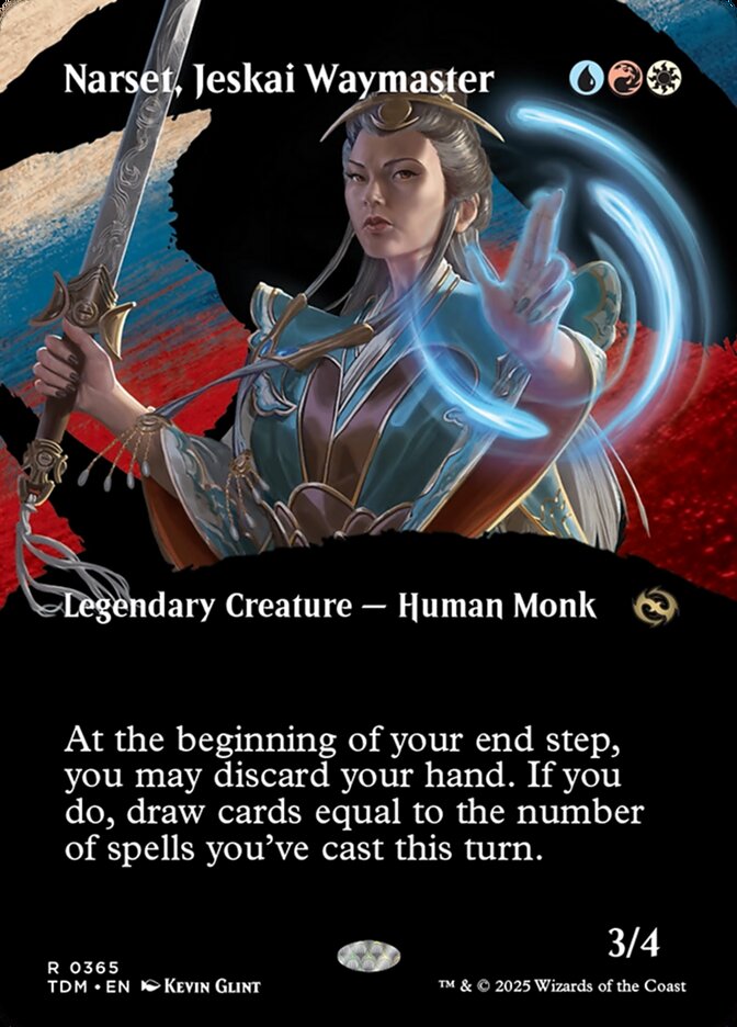 Narset, Jeskai Waymaster (365) - [Foil, Showcase] Tarkir: Dragonstorm (TDM)