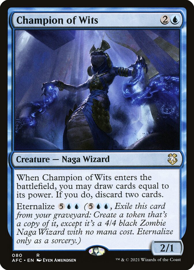 Champion of Wits (80) - Forgotten Realms Commander (AFC)