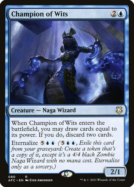 Champion of Wits (80) - Forgotten Realms Commander (AFC)