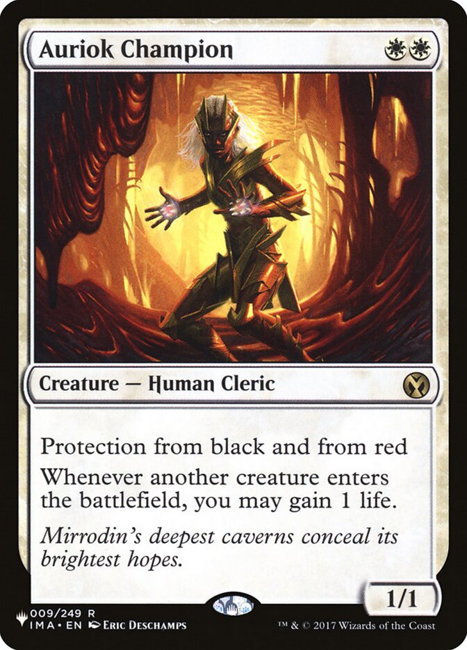 Auriok Champion (IMA-9) - The List (PLST)
