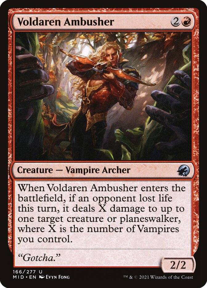 Voldaren Ambusher (166) - Innistrad: Midnight Hunt (MID)