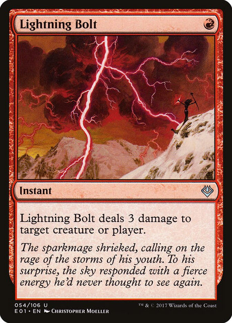 Lightning Bolt (54) - Archenemy: Nicol Bolas (E01)