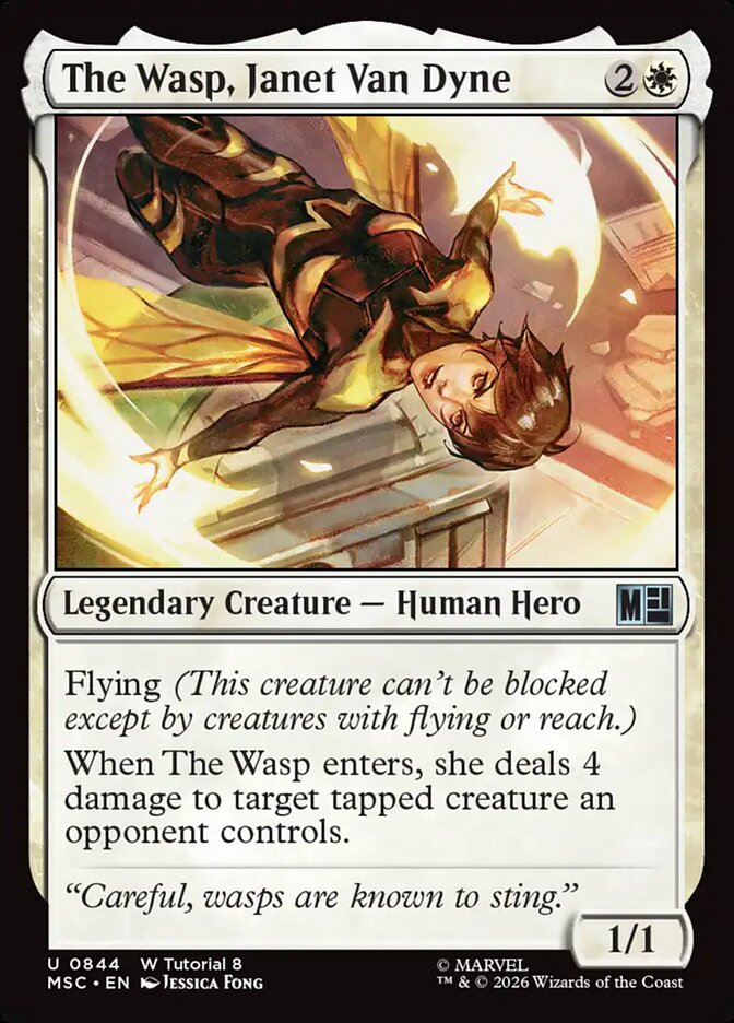 The Wasp, Janet Van Dyne (844) - Marvel Super Heroes Commander (MSC)