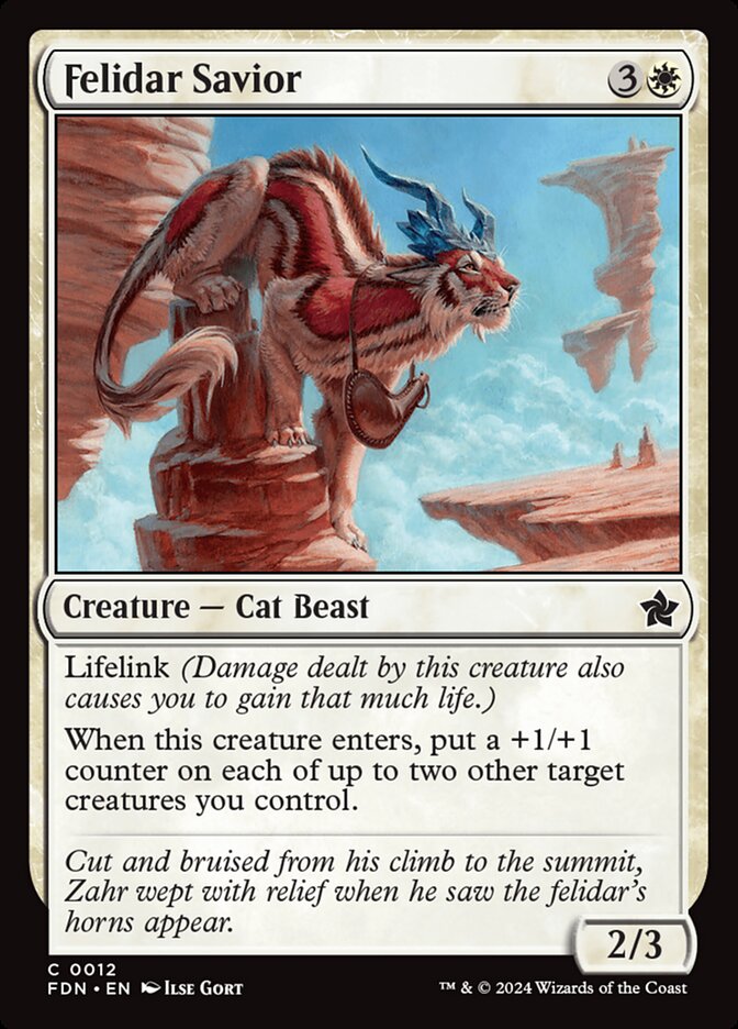 Felidar Savior (12) - Foundations (FDN)