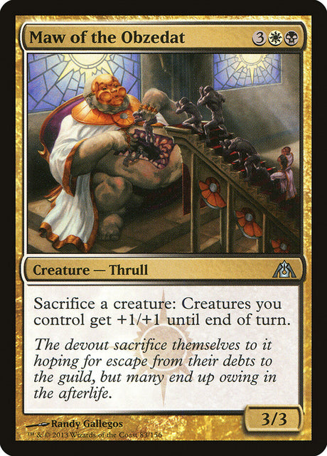 Maw of the Obzedat (83) - Dragon's Maze (DGM)