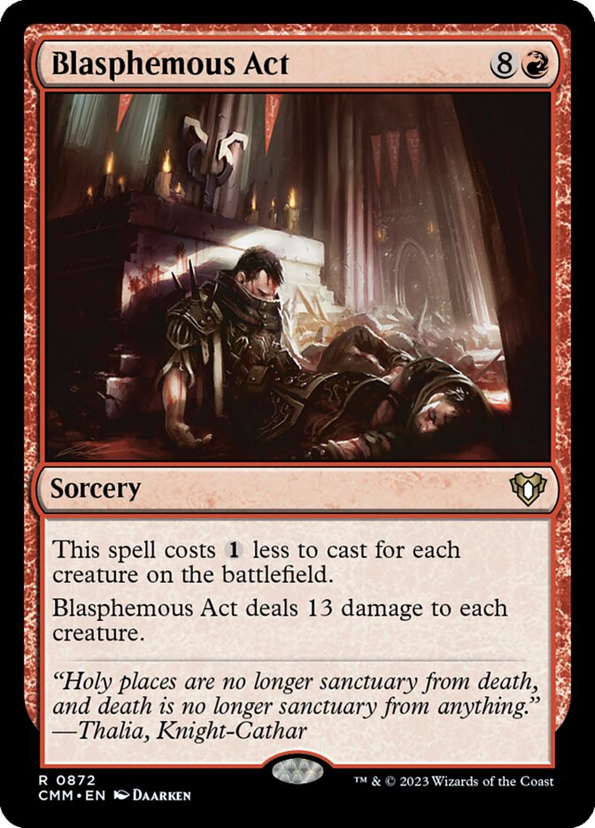 Blasphemous Act (872) - Commander Masters (CMM)