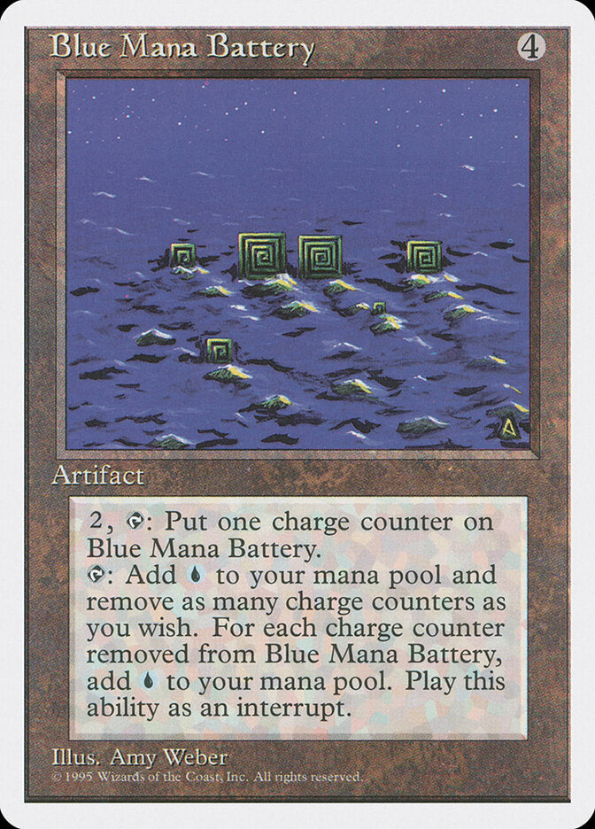 Blue Mana Battery (300) - Fourth Edition (4ED)